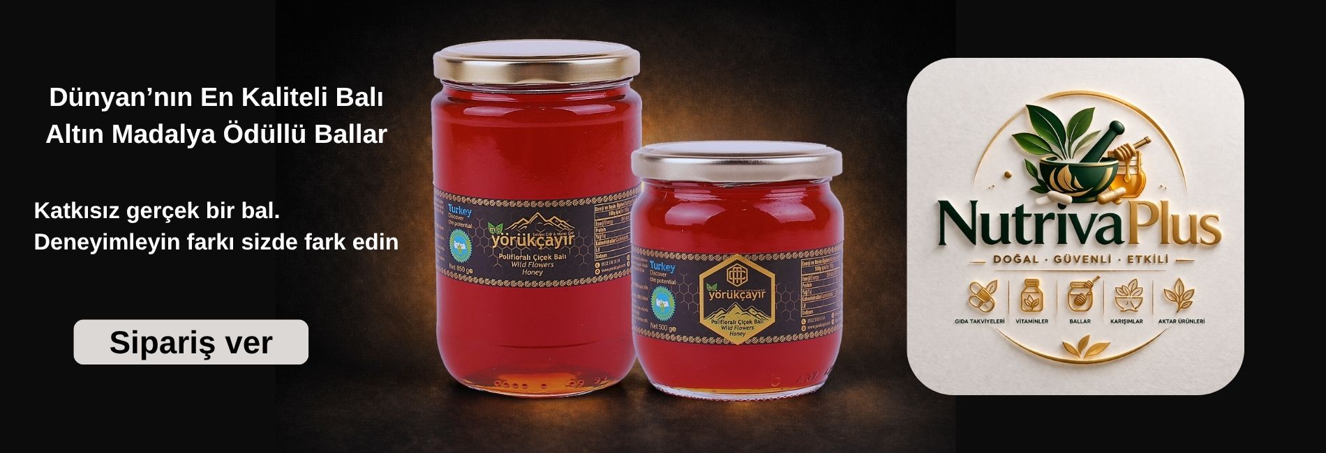 Organik Polifloralı Bal