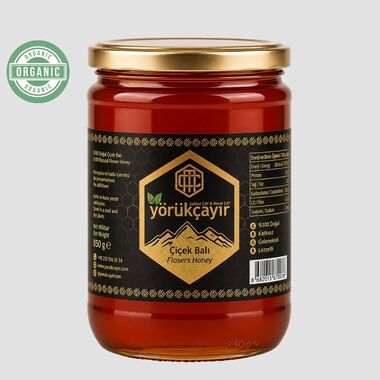 Yörükçayır Organik Çiçek Balı 850g